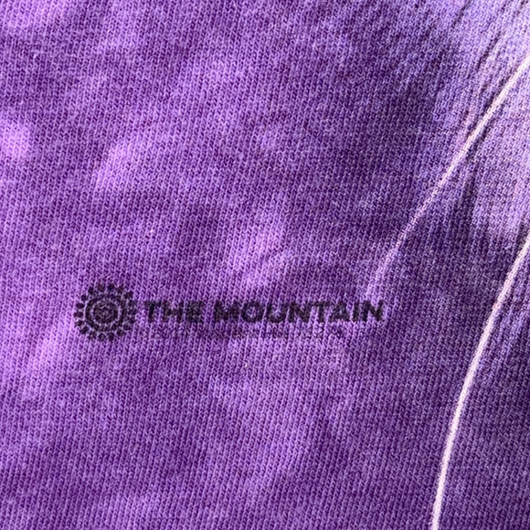 Cheshire Cat Shirt Adult LARGE Purple Alice Wonderland Tie Dye The Mountain - Picture 3 of 7